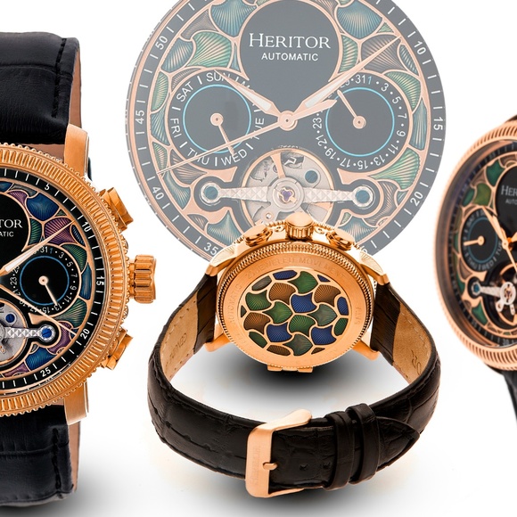 NWT Men's Rose Gold Automatic Watch - Picture 6 of 6